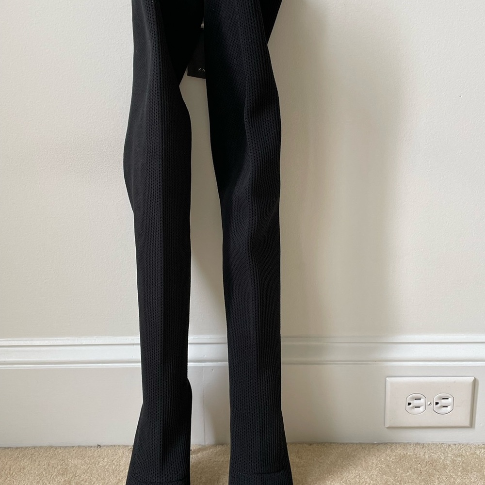 Zara over the knee peep toe boots. Brand new never work size 6
